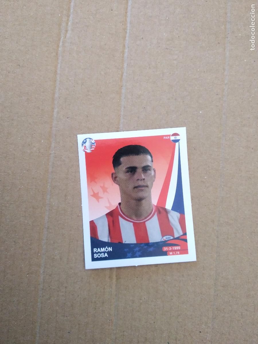 Fu&szlig;ball-Sticker: 194 RAMON SOSA PARAGUAY CROMO FUTBOL COPA AMERICA 2024 TOP BIND