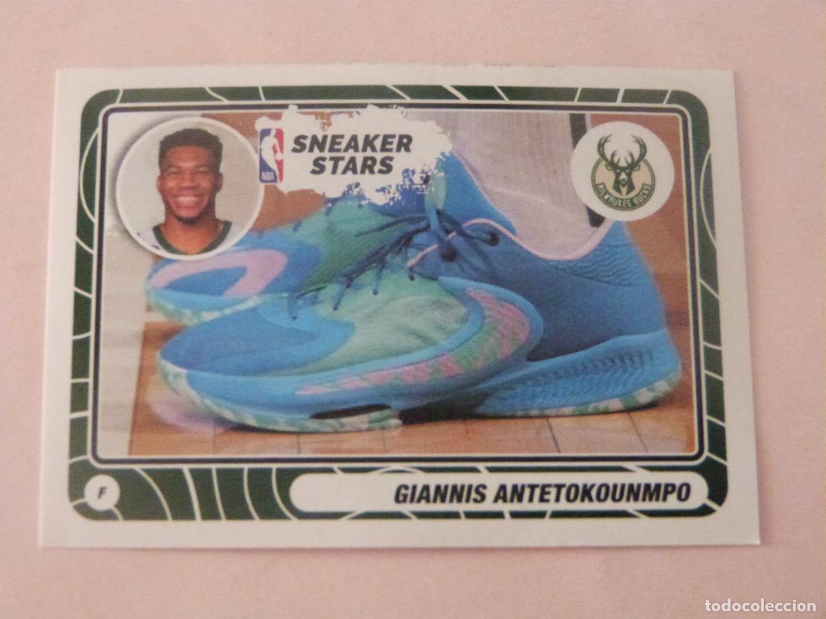 Cromos de f&uacute;tbol: CROMO BALONCESTO SNEAKER GIANNIS ANTETOKOUNMPO SIN PEGAR N&ordm; 33 LIGA NBA 2023-2024/23-24 PANINI