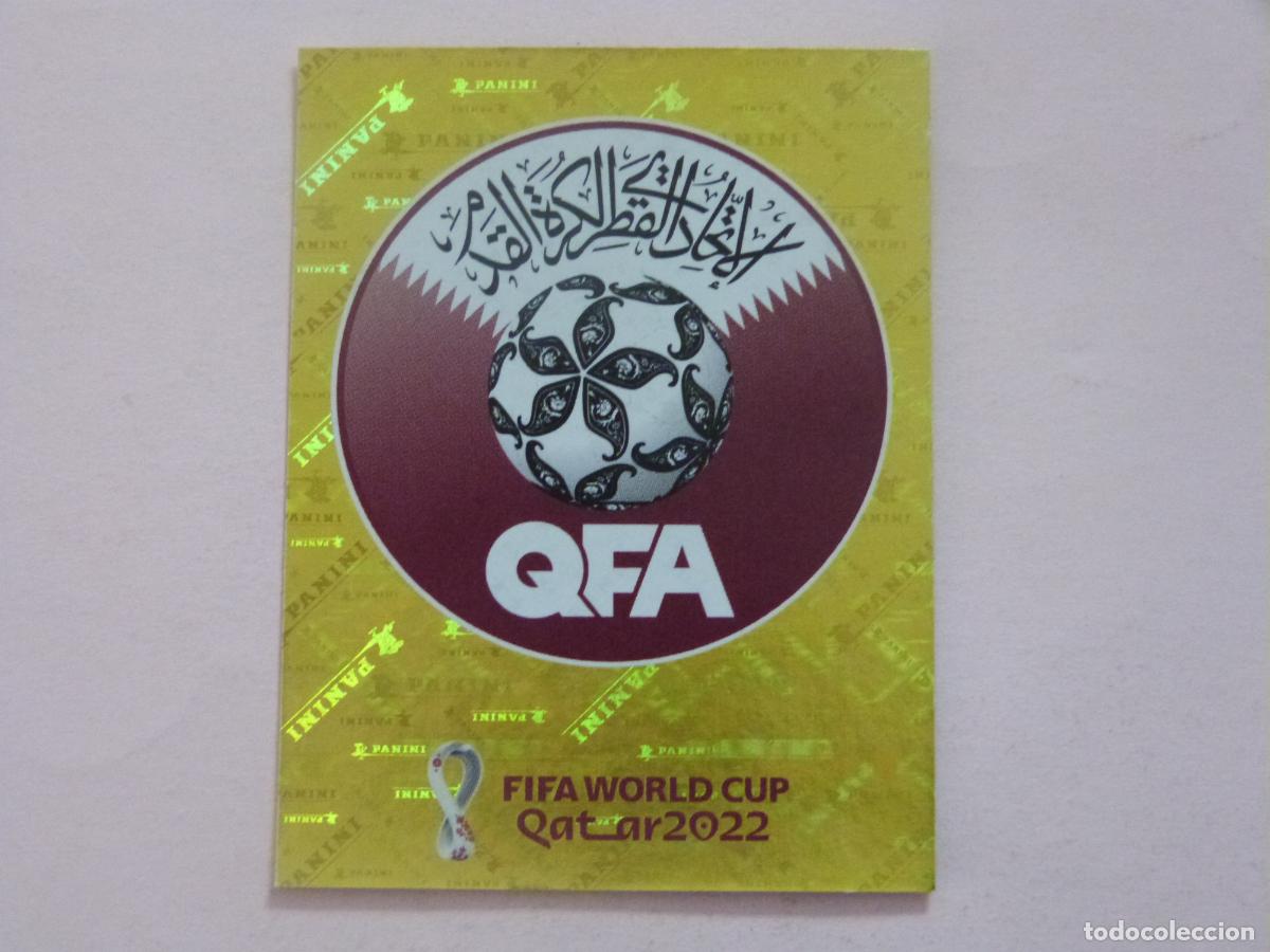 Cromos de f&uacute;tbol: CROMO FUTBOL ESCUDO QATAR SIN PEGAR N&ordm; 2 MUNDIAL QATAR 2022 PANINI