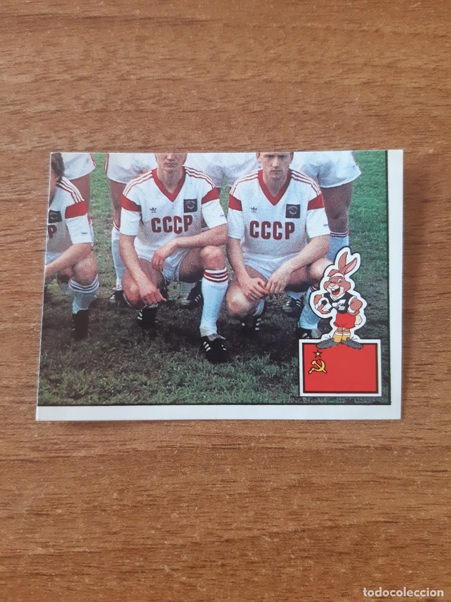 Football Stickers: N&deg;237 ALINEACI&Oacute;N SSSR URSS 4/4 EURO 88 PANINI EUROCOPA ALEMANIA 1988. NUNCA PEGADO