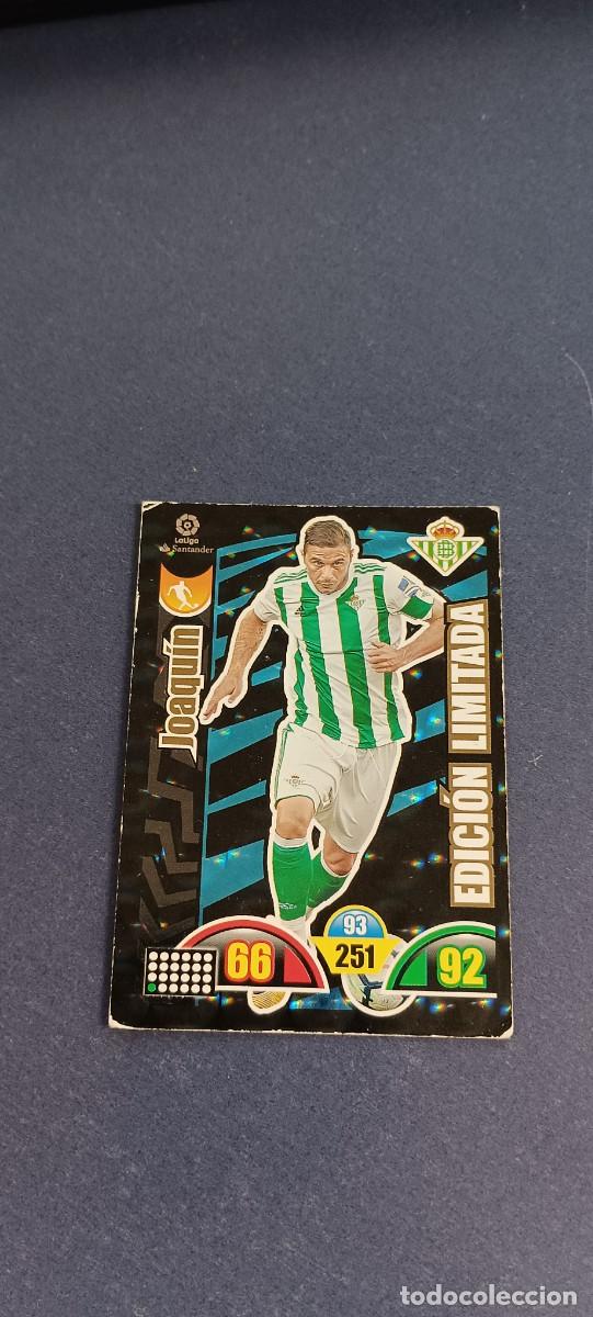 Cromos de f&uacute;tbol: JOAQUIM EDICI&Oacute;N LIMITADA 17-18 - Foto 1