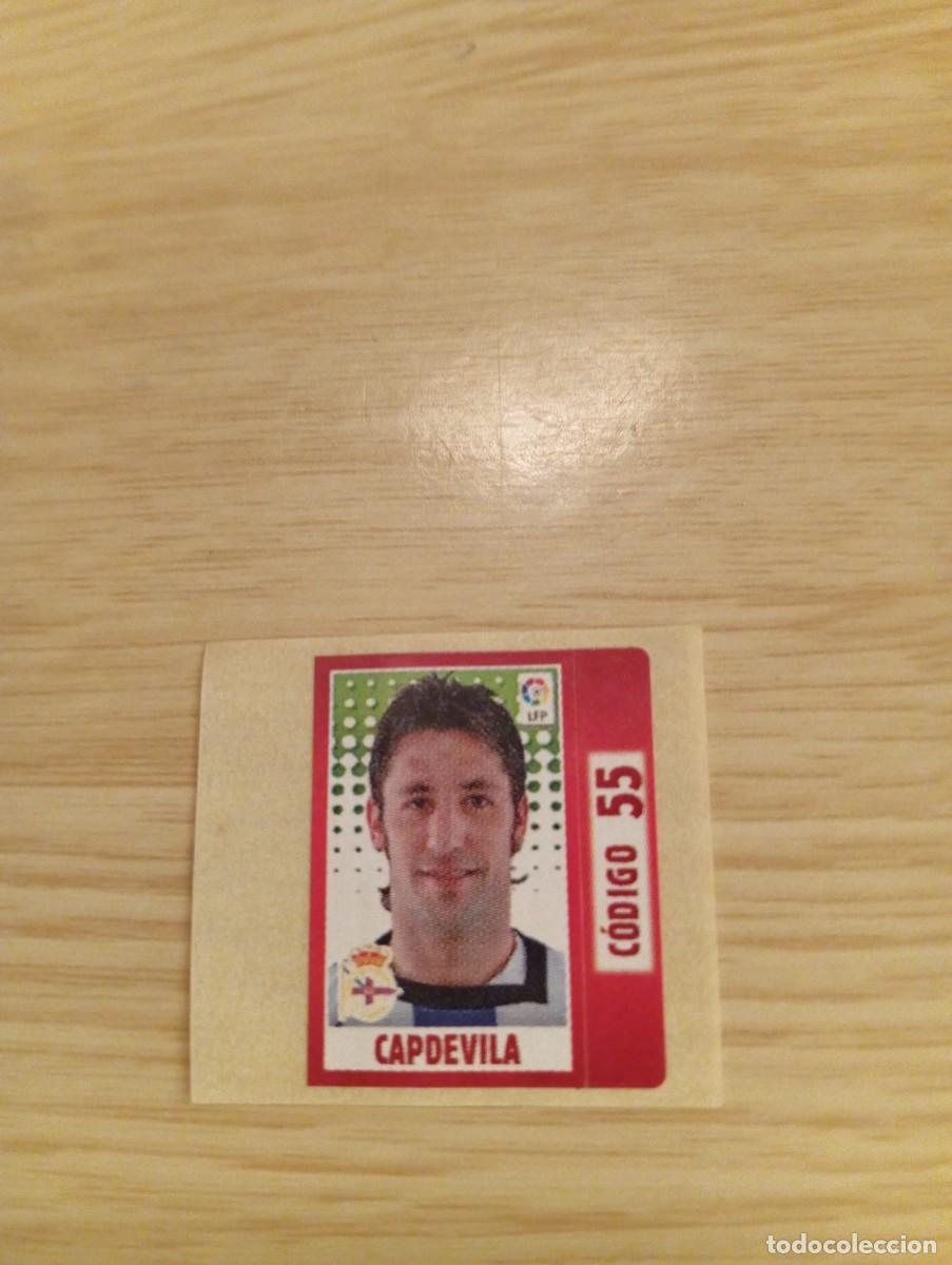 Cromos de f&uacute;tbol: chicles panini 05 06 capdevila deportivo la coru&ntilde;a - Foto 1