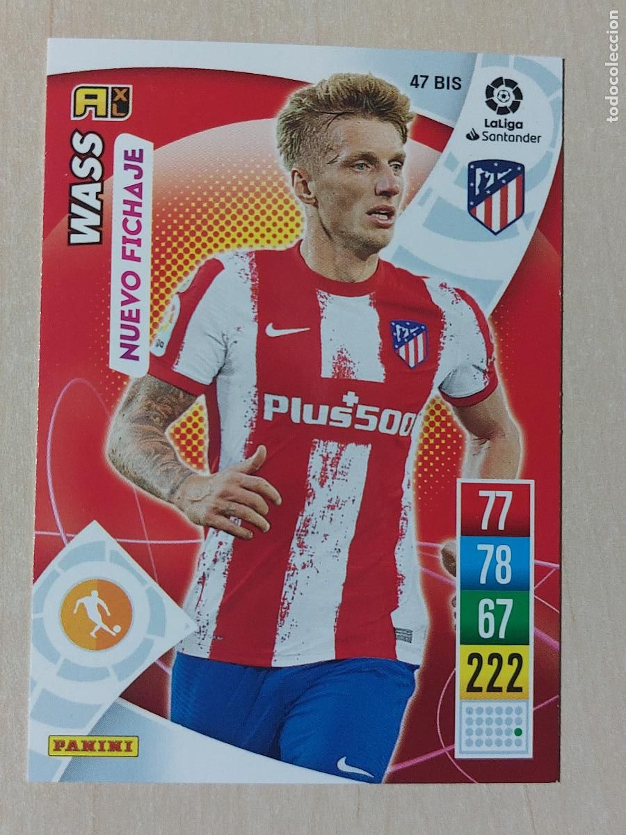 Cromos de f&uacute;tbol: FICHA N&ordm; 47 BIS - WASS - ADRENALYN 21 22 - PANINI 2021 - 22 - CROMO - NUEVO FICHAJE