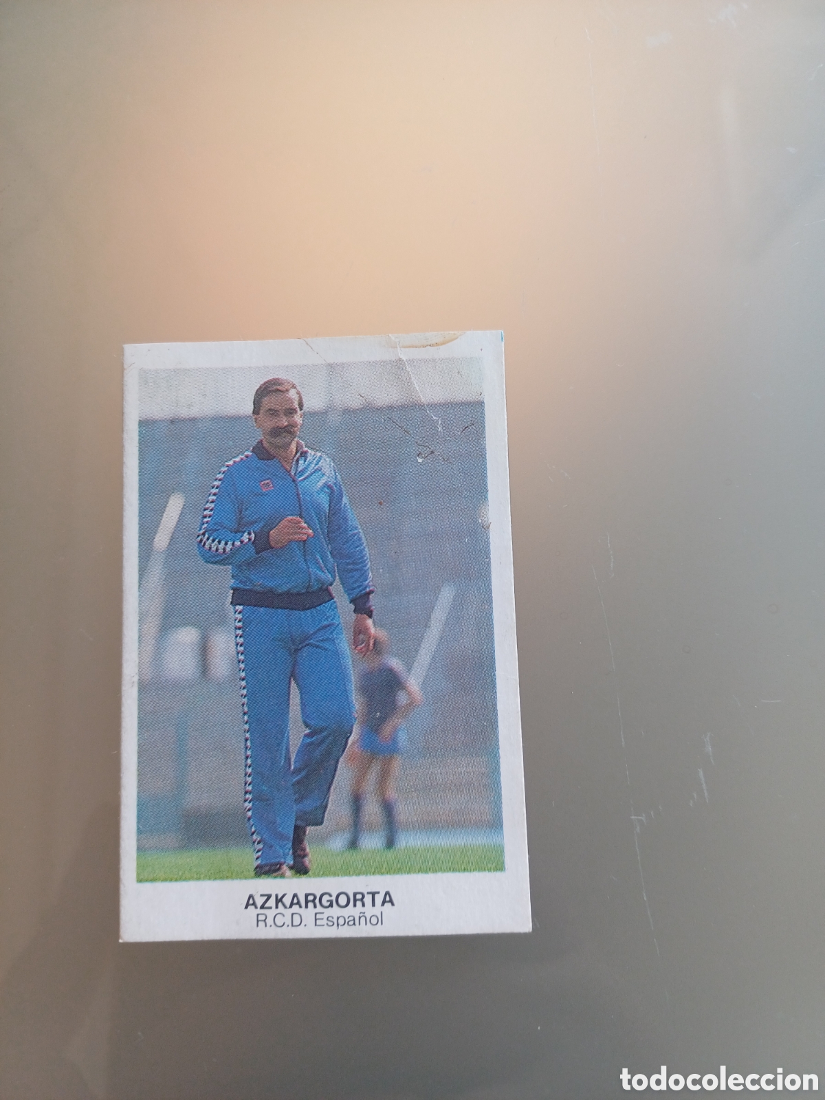 Cromos de f&uacute;tbol: Azkargorta trasera marr&oacute;n Cano 84 - Foto 1