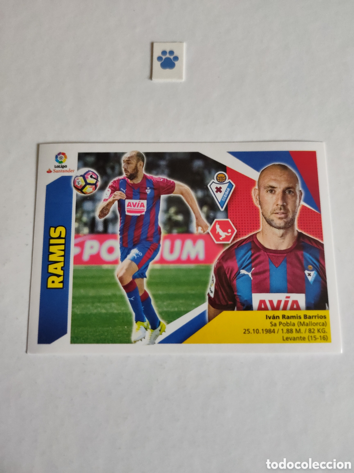 Cromos de f&uacute;tbol: Liga este Eibar 6 RAMIS 2017-18 17 18 - Foto 1