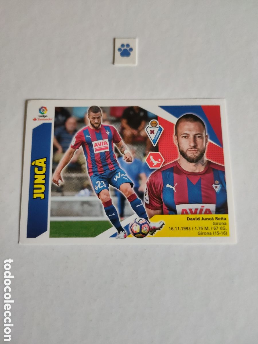 Cromos de f&uacute;tbol: Liga este Eibar 7 B JUNC&Aacute; 2017-18 17 18 - Foto 1