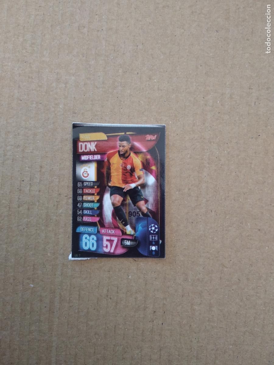 Figurine di Calcio: 326 DONK GALATASARAY CROMO FUTBOL 19-20 CHAMPIONS LEAGUE LEGEND 2019-2020