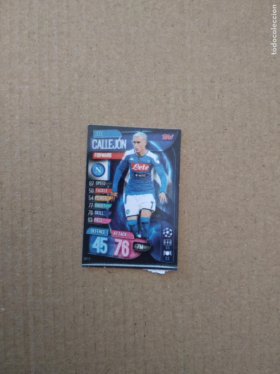 Figurine di Calcio: 339 CALLEJON NAPOLES NAPOLI CROMO STICKER FUTBOL 19-20 CHAMPIONS LEAGUE LEGEND 2019-2020