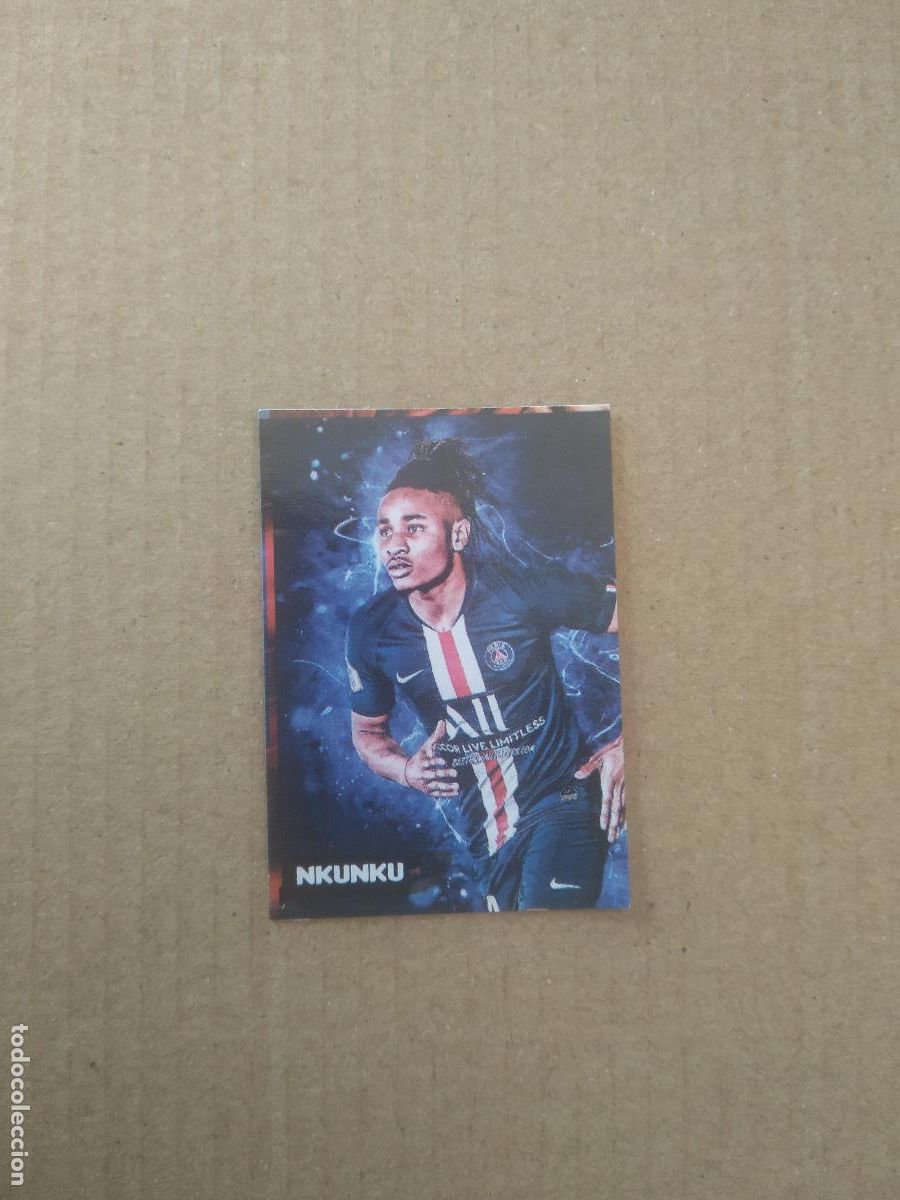 Figurine di Calcio: 4 NKUNKU PARIS SAINT GERMAIN PSG CROMO STICKER FUTBOL CHAMPIONS LEAGUE LEGEND 2022