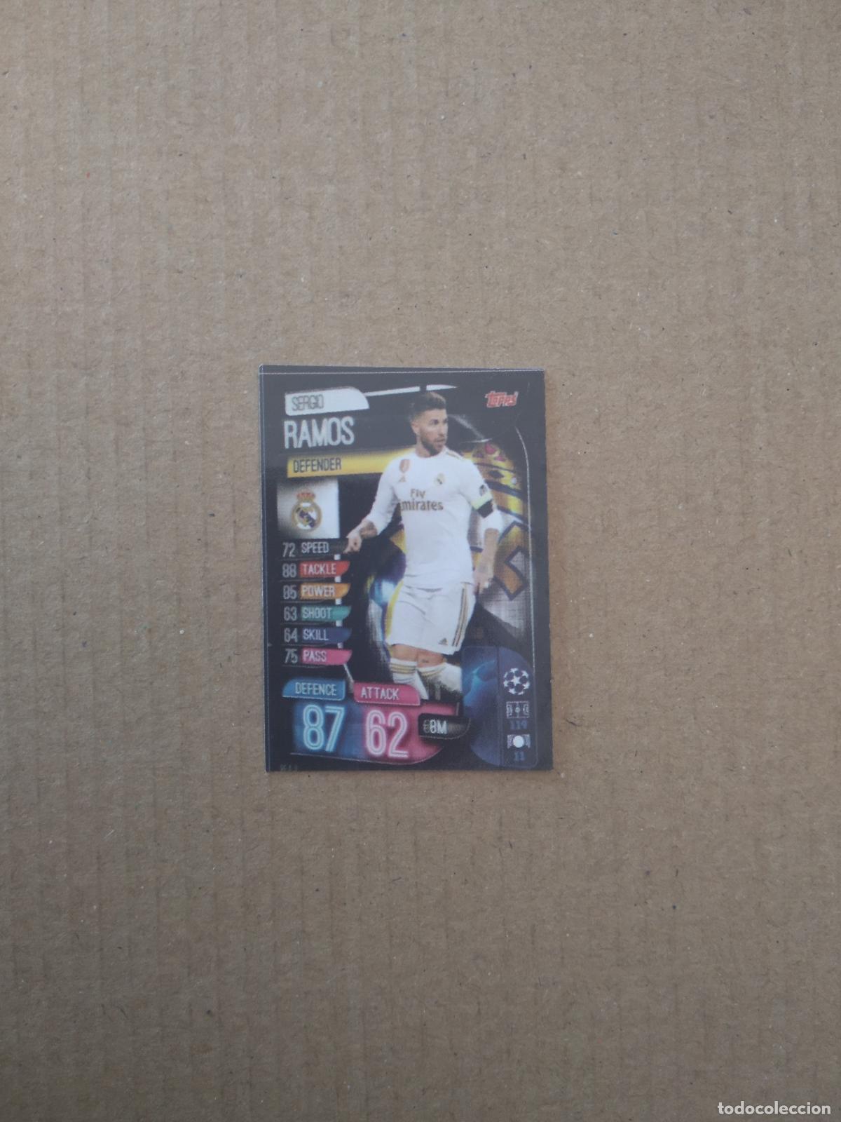 Cromos de f&uacute;tbol: 26 RAMOS REAL MADRID CROMO STICKER FUTBOL CHAMPIONS LEAGUE LEGEND 2022