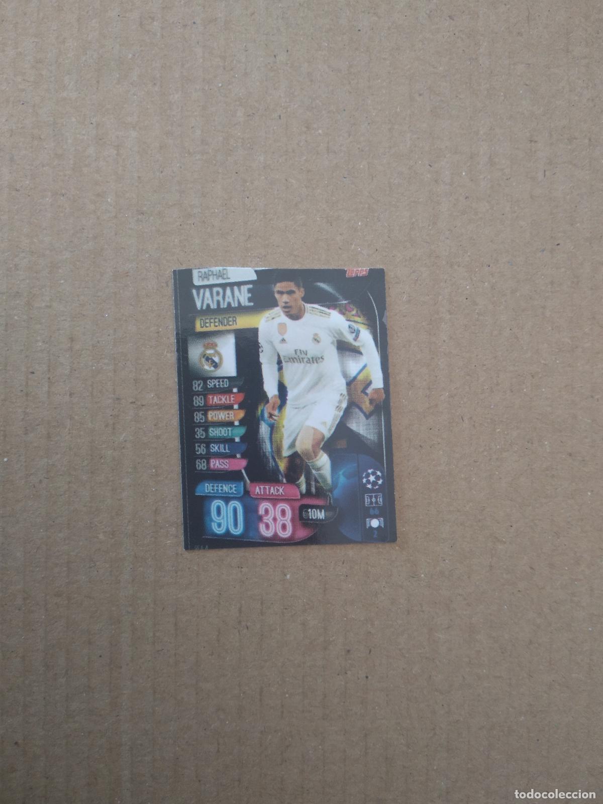 Fu&szlig;ball-Sticker: 27 VARANE REAL MADRID CROMO STICKER FUTBOL CHAMPIONS LEAGUE LEGEND 2022