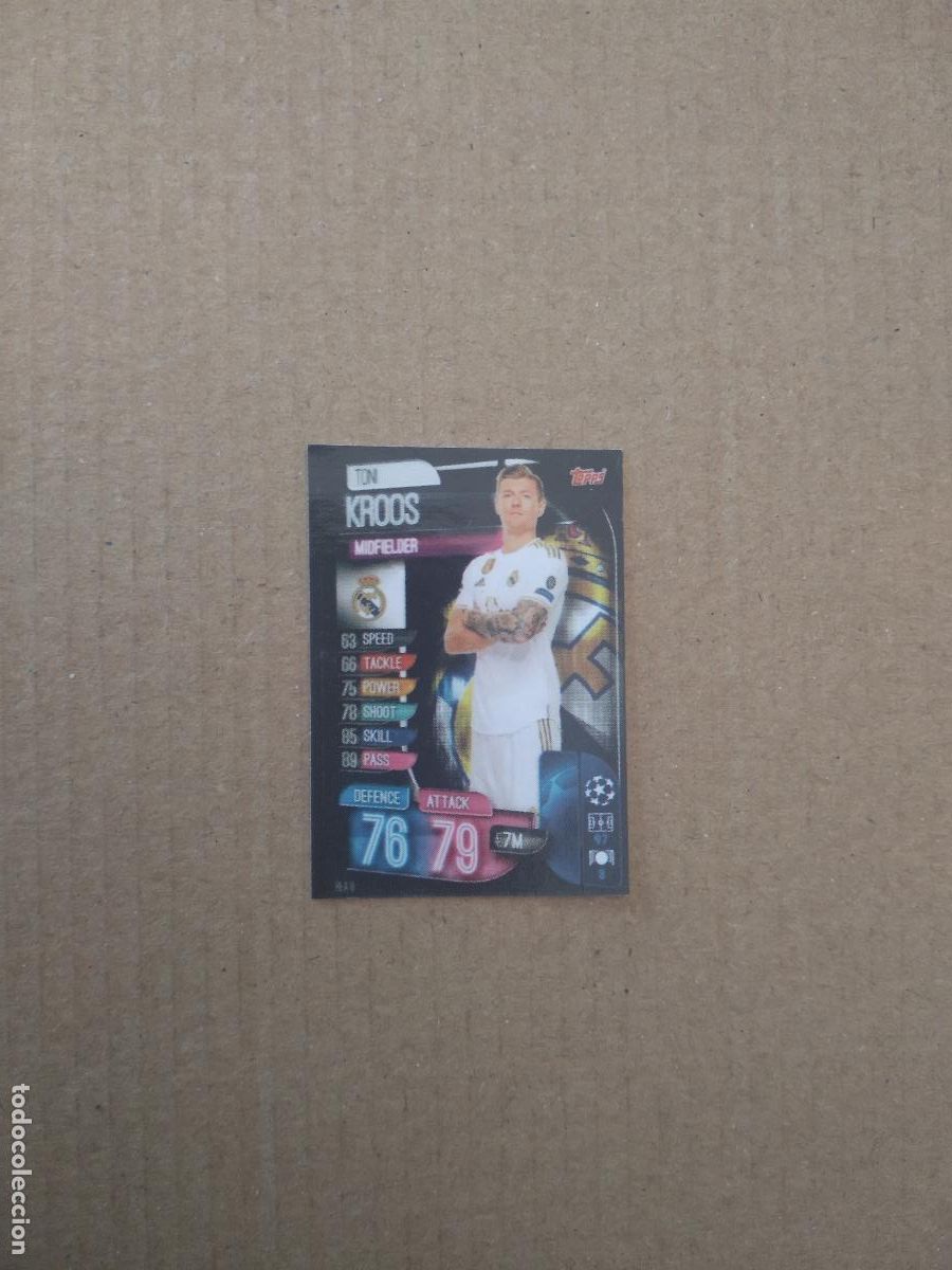 Cromos de f&uacute;tbol: 34 KROOS REAL MADRID CROMO STICKER FUTBOL CHAMPIONS LEAGUE LEGEND 2022