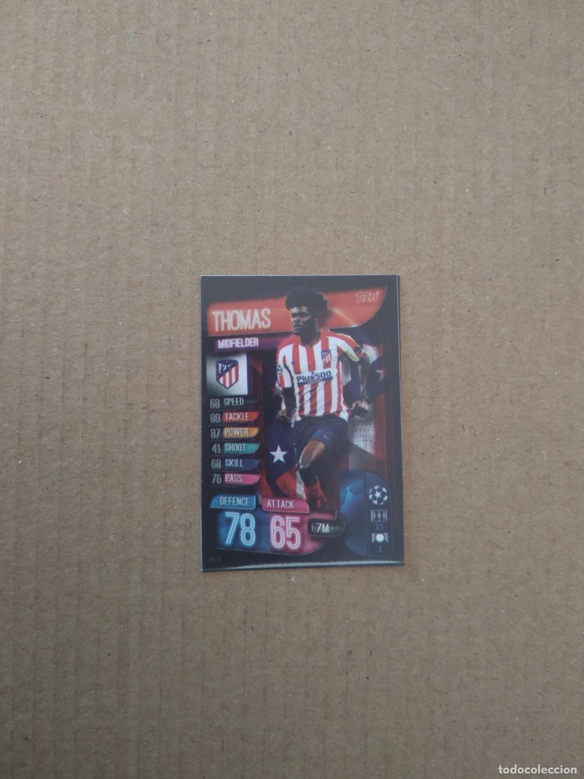 Fu&szlig;ball-Sticker: 57 THOMAS ATLETICO DE MADRID CROMO STICKER FUTBOL CHAMPIONS LEAGUE LEGEND 2022