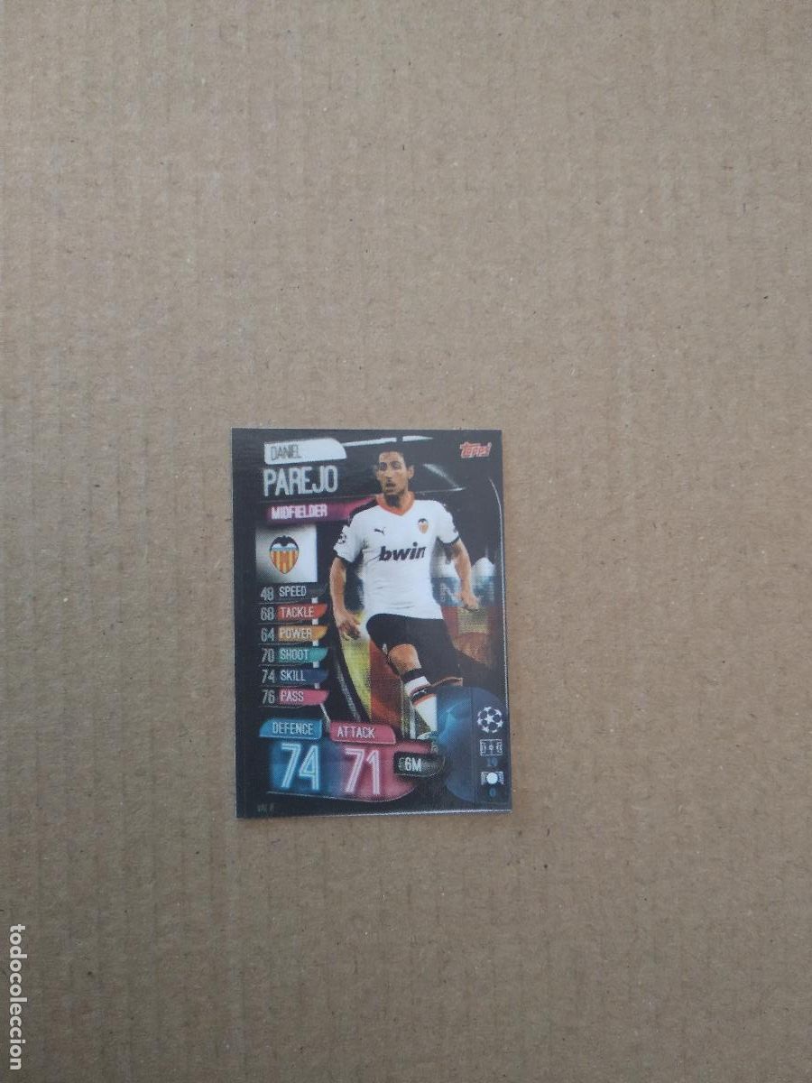 Fu&szlig;ball-Sticker: 66 PAREJO VALENCIA CROMO STICKER FUTBOL CHAMPIONS LEAGUE LEGEND 2022