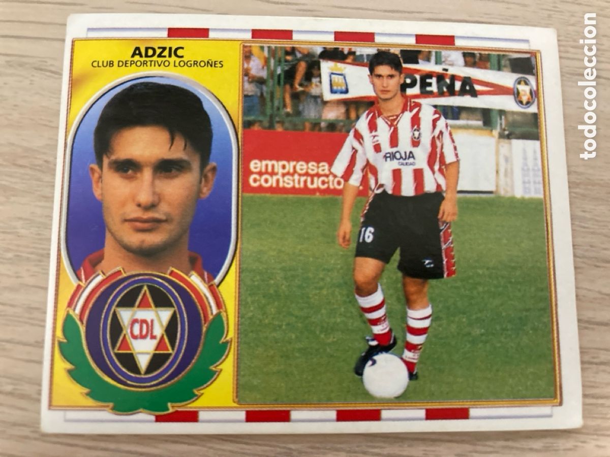 Cromos de Futebol: ADZIC LOGRO&Ntilde;&Eacute;S COLOCA LIGA ESTE 1996 1997 96 97 NUNCA PEGADO SIN PEGAR