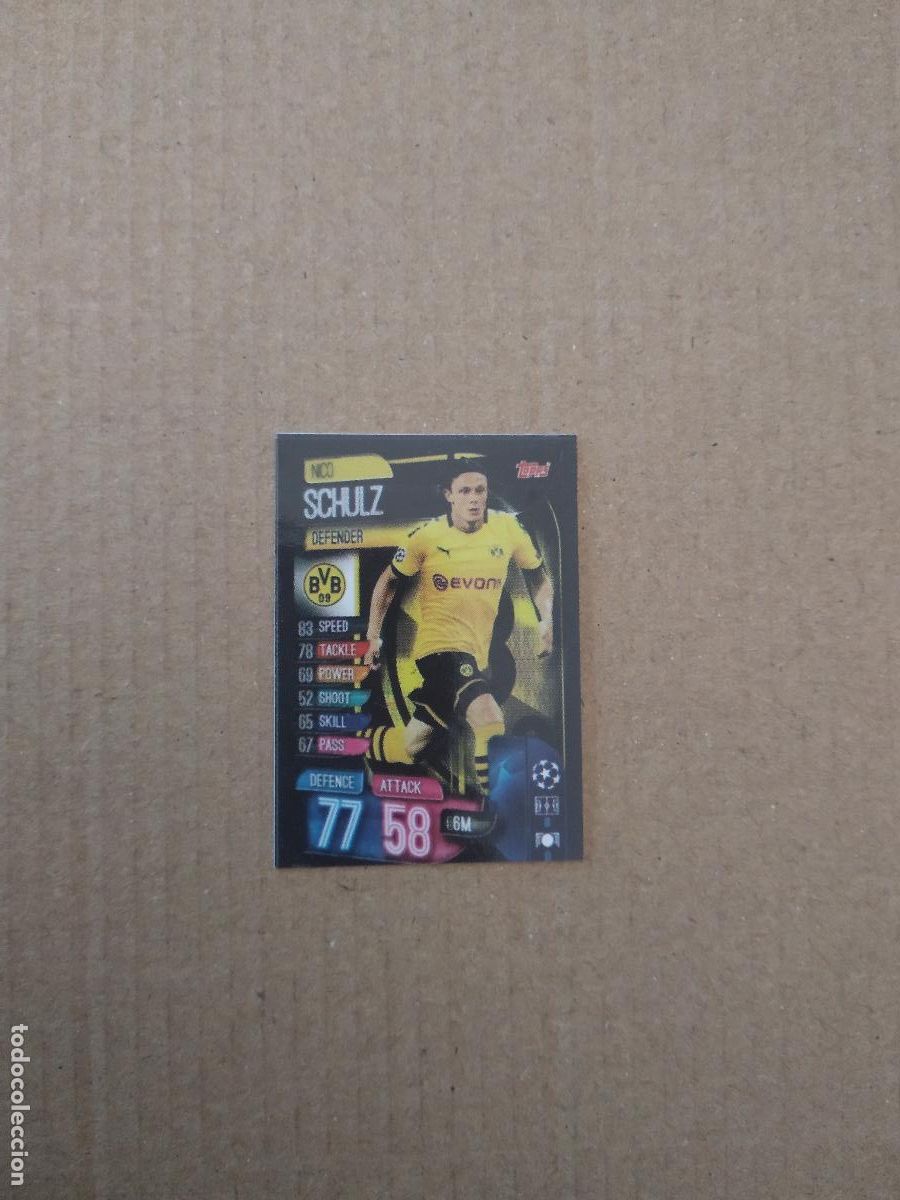 Cromos de f&uacute;tbol: 93 SCHULZ BORUSSIA DORTMUND CROMO STICKER FUTBOL CHAMPIONS LEAGUE LEGEND 2022