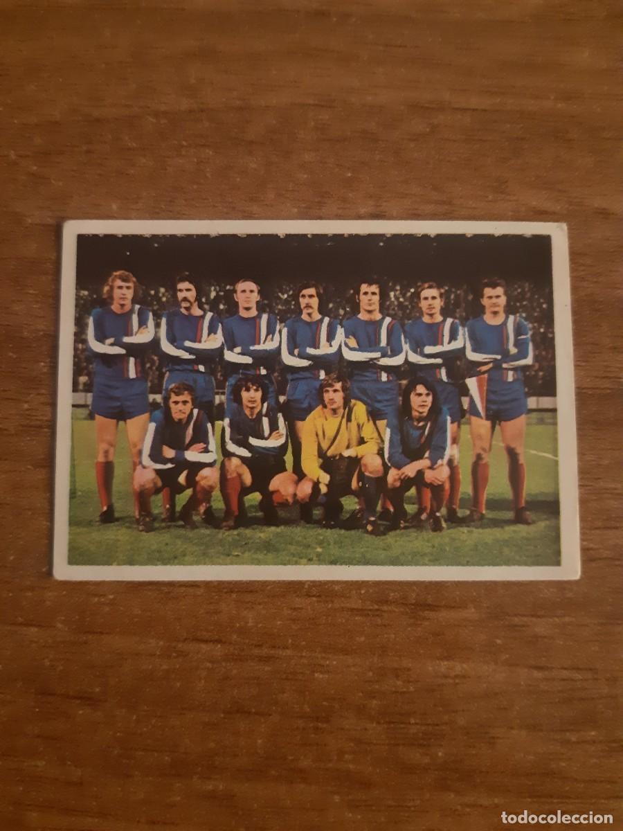 Fu&szlig;ball-Sticker: N&deg;33 Alineaci&oacute;n Gwardia Warsaw (Polonia) liga 75-76 Ed. FHER. Nunca pegado