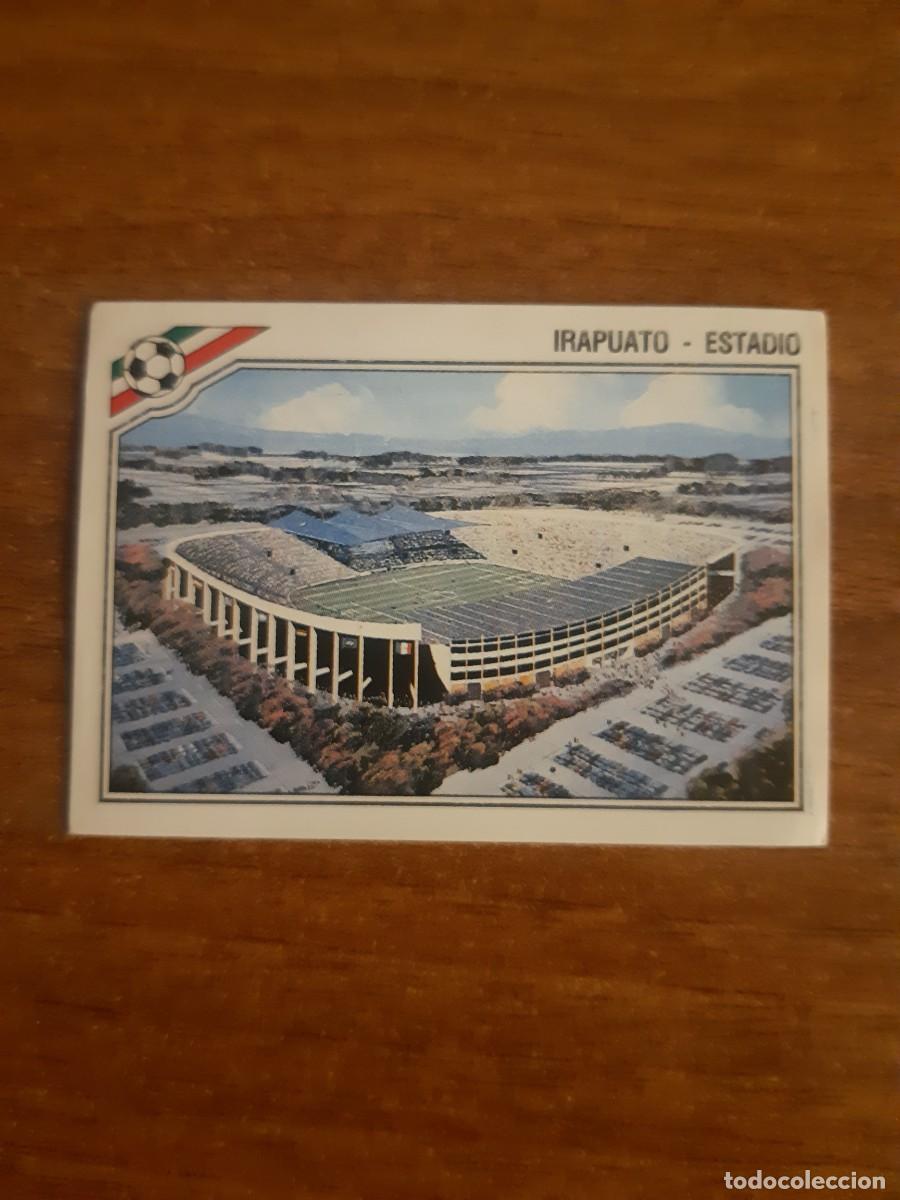 Cromos de f&uacute;tbol: N&deg;23 Estadio Irapuato Mundial M&eacute;xico 86 PANINI. Nunca pegado