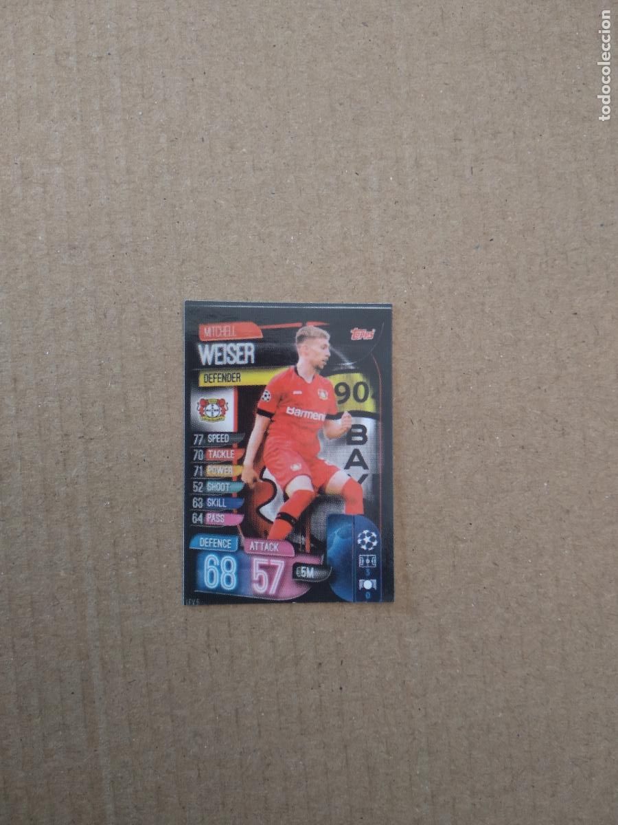 Cromos de f&uacute;tbol: 126 WEISER BAYER LEVERKUSEN CROMO STICKER FUTBOL CHAMPIONS LEAGUE LEGEND 2022