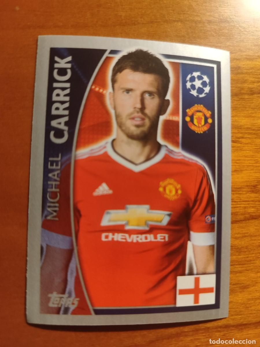 Figurine di Calcio: 111 UCL CHAMPIONS LEAGUE 2015 16 MICHAEL CARRICK - MANCHESTER UNITED FC -- NUEVO TOPPS 15 2016 NO PA