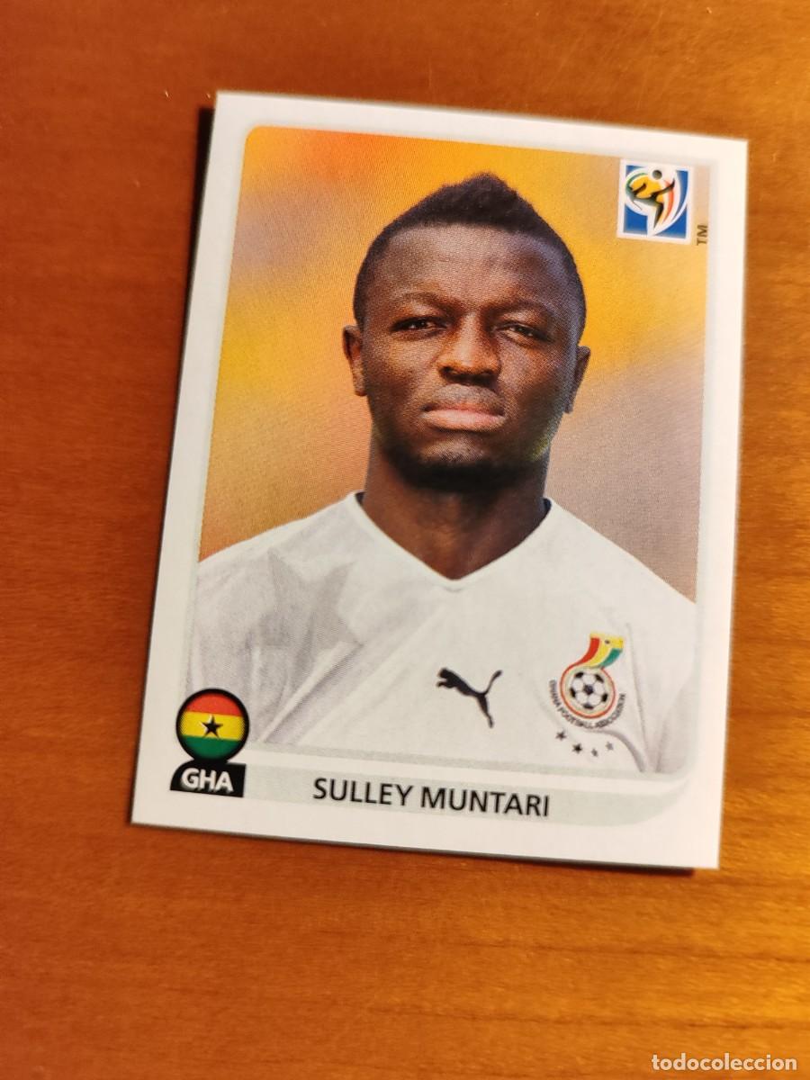 Figurine di Calcio: 327 PANINI MUNDIAL 2010 WORLD CUP SULLEY MUNTARI - GHANA -- CROMO 10 NUEVO DE SOBRE