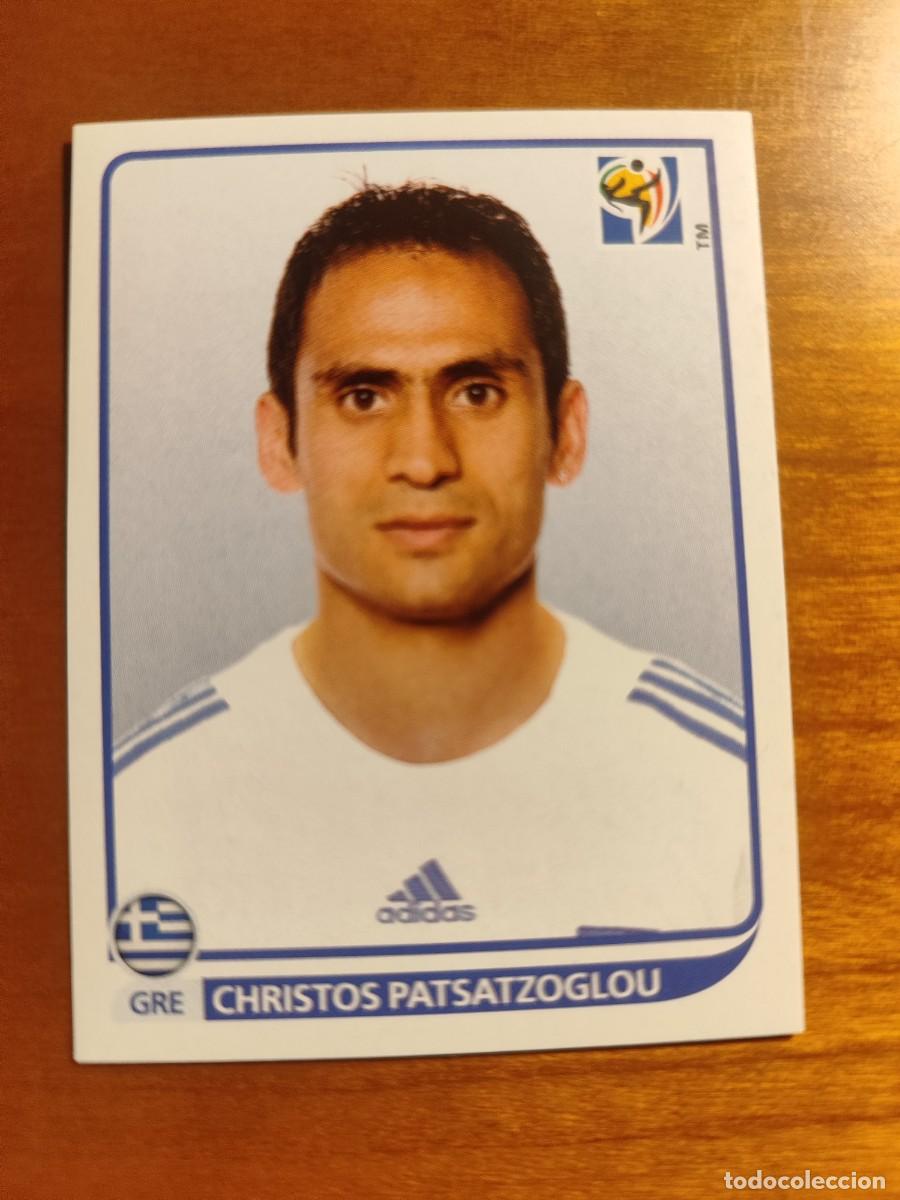 Figurine di Calcio: 169 PANINI MUNDIAL 2010 WORLD CUP CHRISTOS PATSATZOGLOU - GRECIA -- CROMO 10 NUEVO DE SOBRE