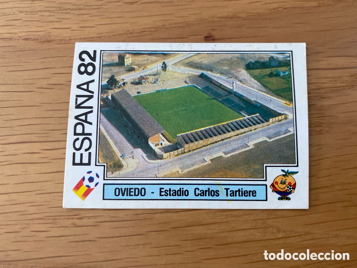 Cartes &agrave; collectionner de Football: Cromo panini mundial Espa&ntilde;a 82 n&uacute;mero 24 Oviedo Tartiere - Sticker album world cup Spain 1982
