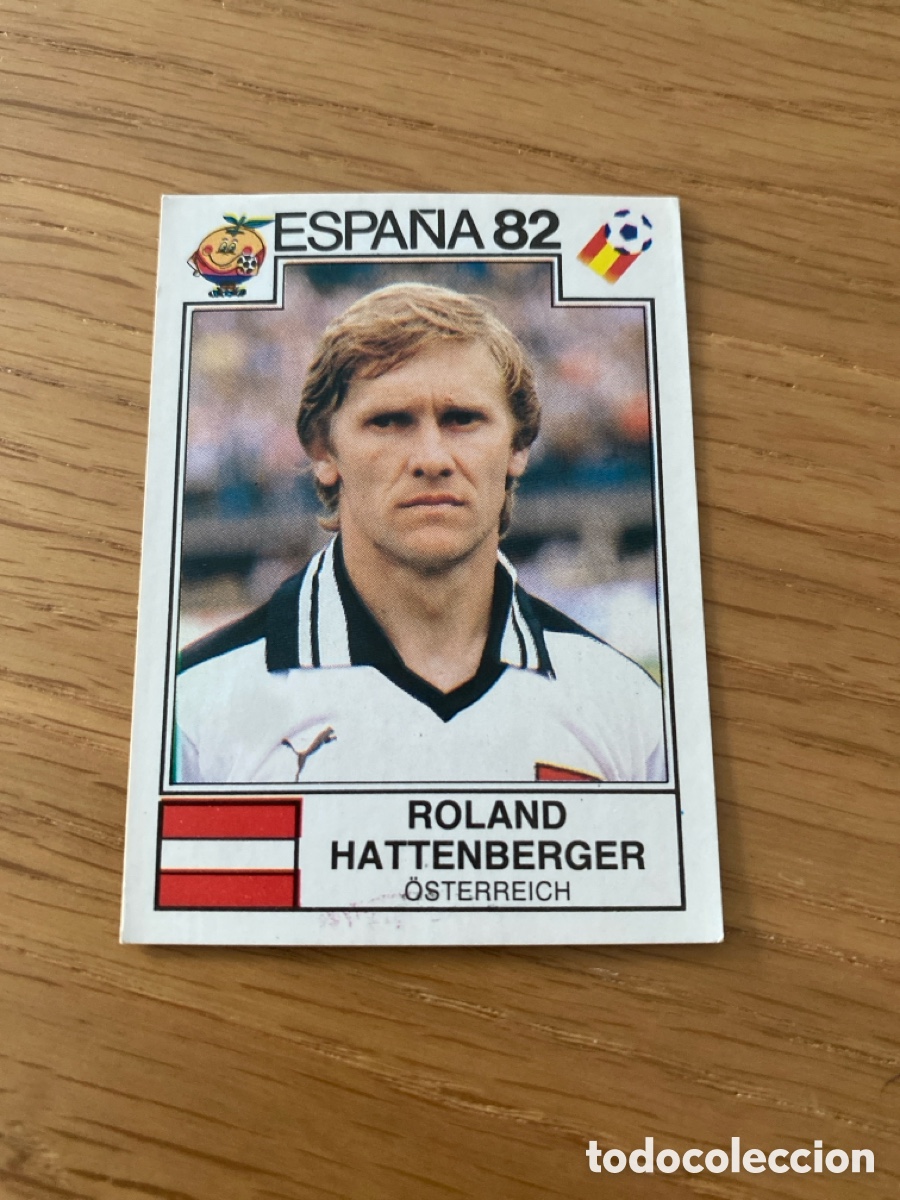 Cromos de F&uacute;tbol: Cromo panini mundial Espa&ntilde;a 82 n&uacute;mero 136 Hattenberger - Sticker album world cup Spain 1982