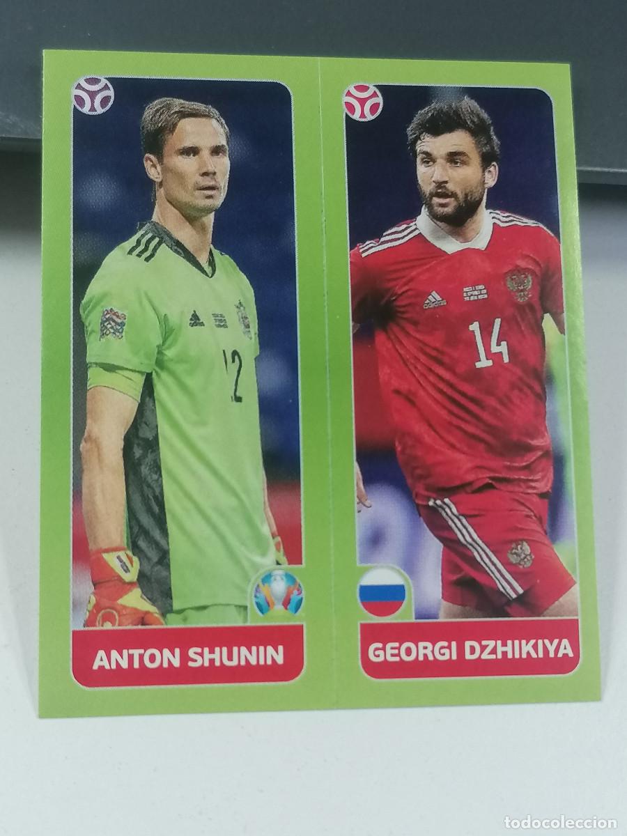 Figurine di Calcio: 204 SHUNIN DZHIKIYA RUSIA TOURNAMENT EDITION CROMO FUTBOL PANINI EUROCOPA 2020 2021 EURO 20 21