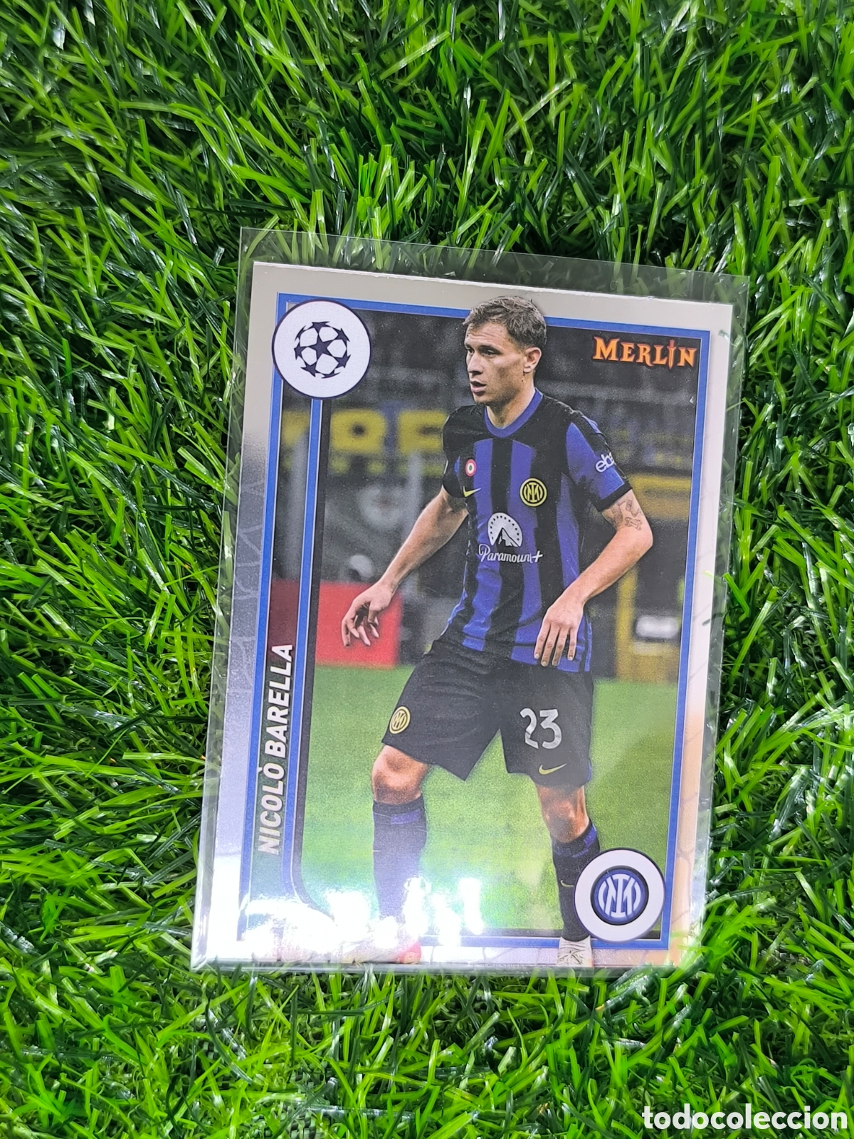 Cromos de f&uacute;tbol: 47 barella topps Merl&iacute;n 2023/24 - Foto 1