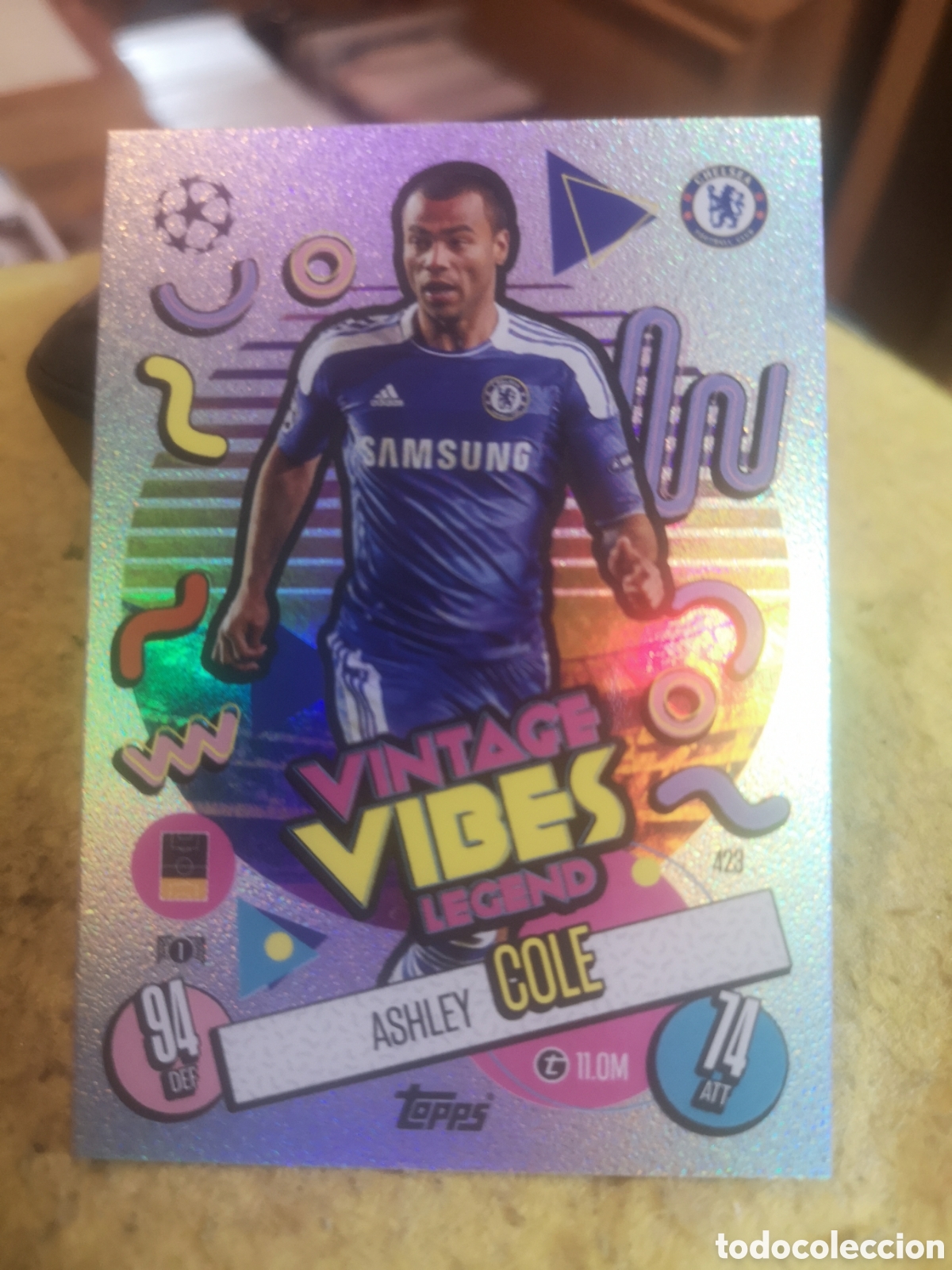 Figurine di Calcio: TOPPS MATCH ATTAX 2024 / 25 ASHLEY COLE - VINTAGE VIBES LEGEND 423