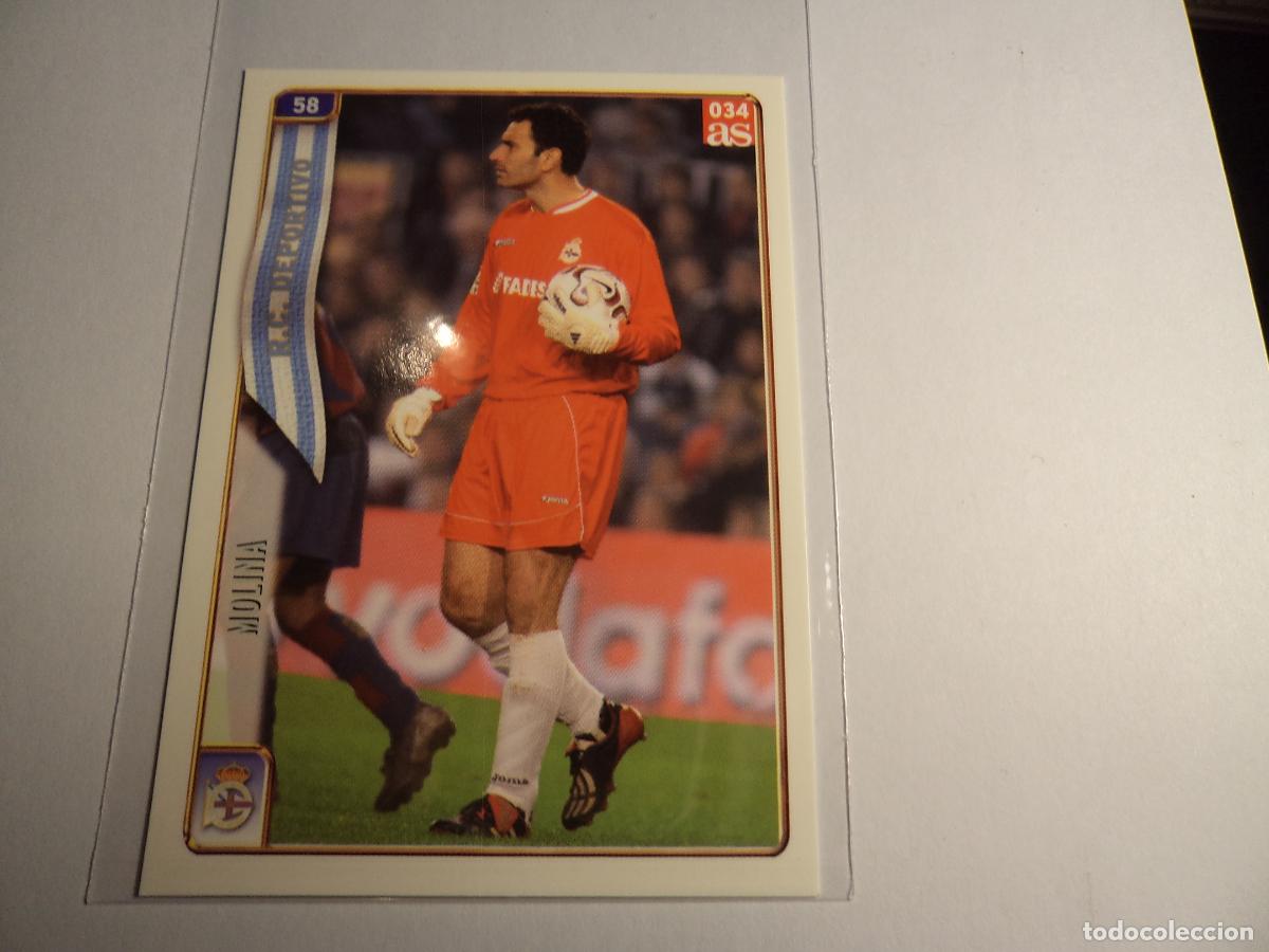 Cromos de f&uacute;tbol: mundicromo 34 Molina 2004 2005 04 05 As (603)