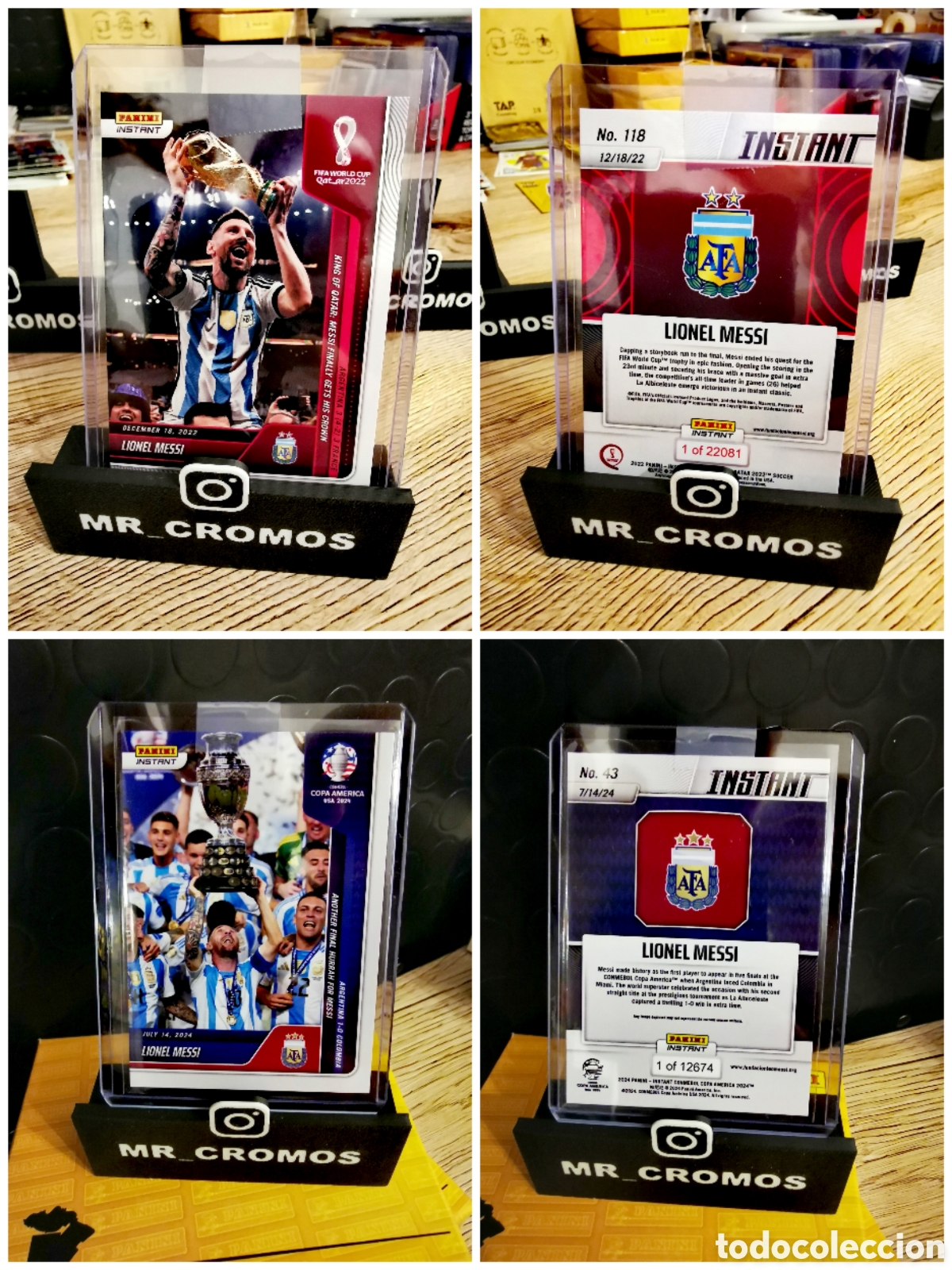 Cromos de f&uacute;tbol: Leo messi panini instant Am&eacute;rica - Foto 2