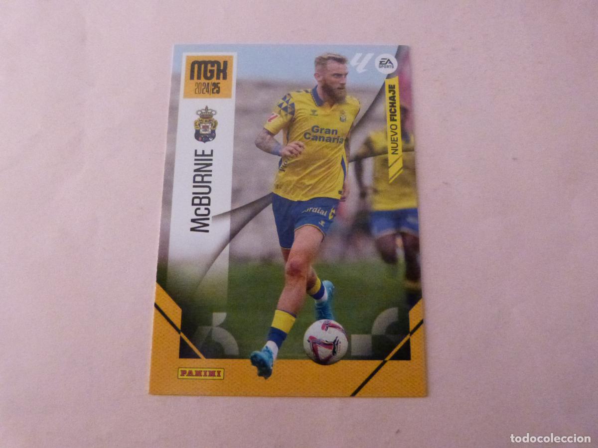 Cromos de f&uacute;tbol: TRADING CARD FUTBOL MCBURNIE U.D. LAS PALMAS FICHAJE N&ordm; 453 LIGA MEGACRACKS 2024-2025/24-25
