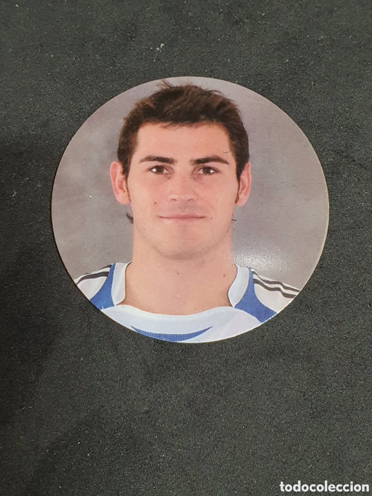 Cromos de f&uacute;tbol: Tazo Iker casillas medalla de la selecci&oacute;n espa&ntilde;ola de f&uacute;tbol 2006 plus