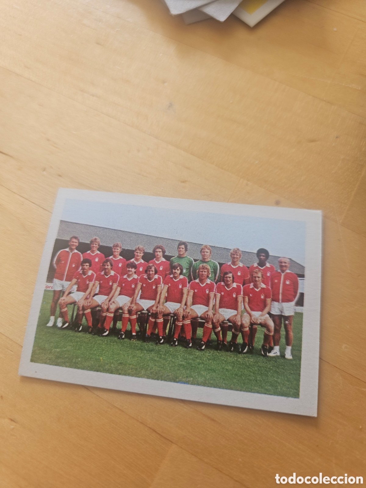 Cartes &agrave; collectionner de Football: 168 nottigham fher 1980 1981 80 81 despegado