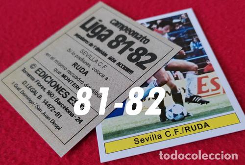 Cromos de f&uacute;tbol: Ruda Sevilla C.F. custom 81-82 version 2 inedito
