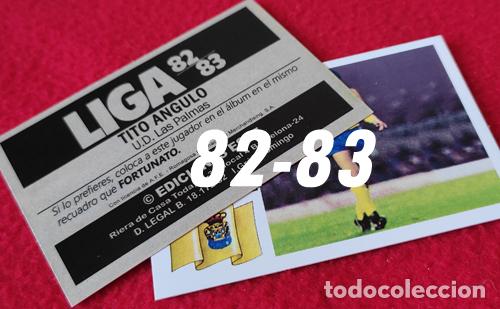 Cromos de F&uacute;tbol: Tito Angulo Las Palmas custom 82-83 inedito