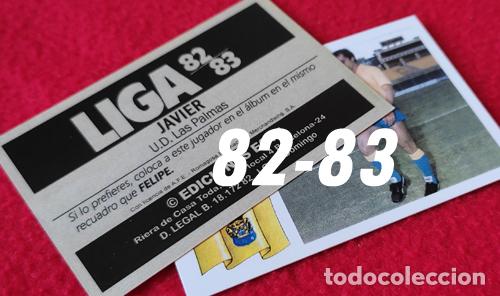Cromos de F&uacute;tbol: Javier Las Palmas custom 82-83 Bonus II inedito