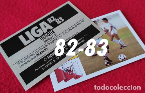 Cromos de F&uacute;tbol: Quique Sevilla C.F. custom 82-83 Bonus II inedito