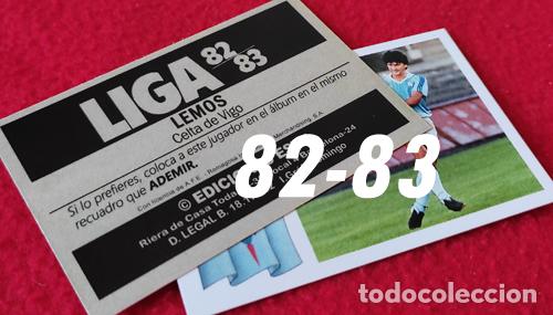 Cromos de f&uacute;tbol: Lemos Celta de Vigo custom 82-83 version 2 inedito