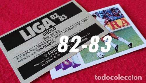 Cromos de f&uacute;tbol: Cholo Real Madrid custom 82-83 version 2 inedito - Foto 1
