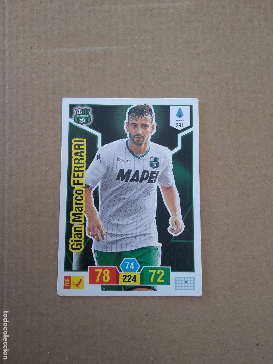 Cromos de f&uacute;tbol: 291 FERRARI SASSUOLO CROMO FUTBOL PANINI ITALIA 19-20 ADRENALYN 2019-2020 CALCIATORI
