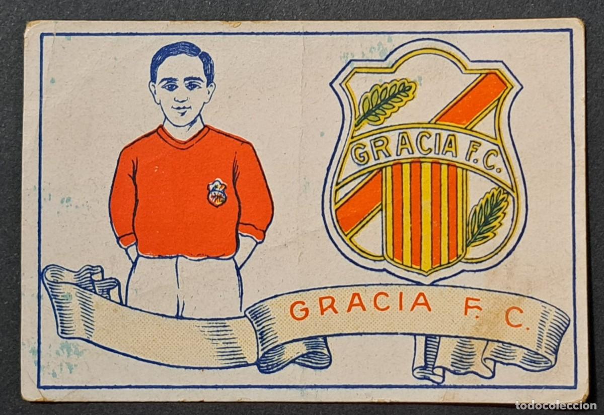 Cromos de Futebol: GRACIA F.C. CROMO FUTBOL CHOCOLATES AMATLLER N&ordm; 13 ESTADO EL DE LAS FOTOS