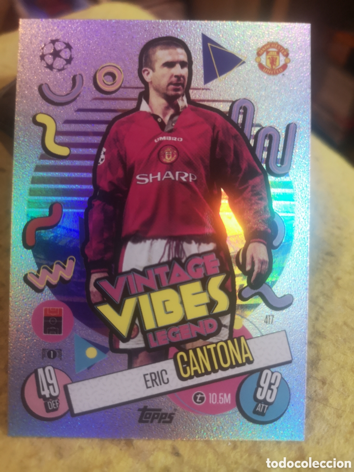 TOPPS MATCH ATTAX 2024/2025 24/25 Eric Cantona Vintage Vibes Legend Man