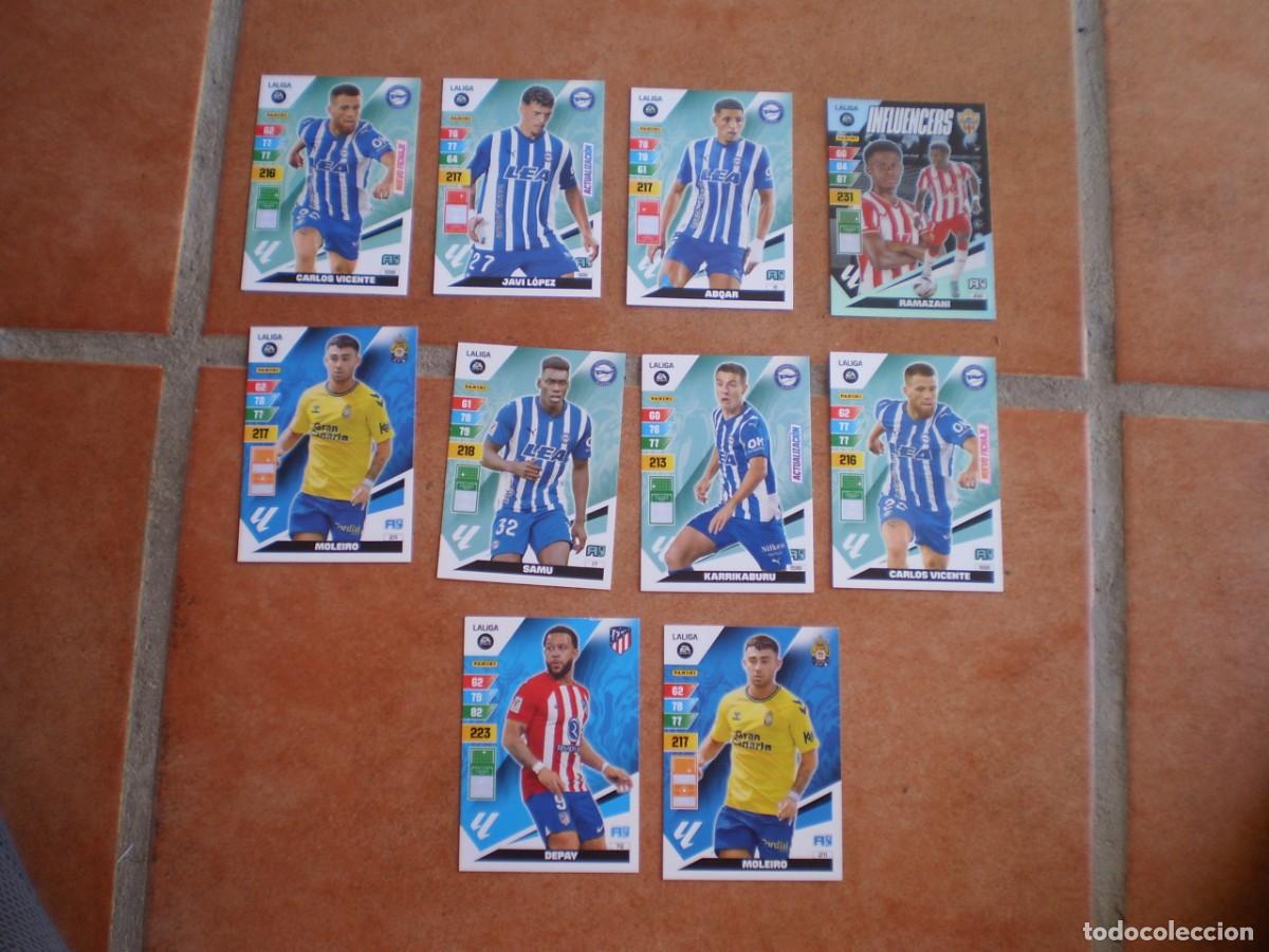 Cartes &agrave; collectionner de Football: 10 CARTAS FUTBOL. PANINI 23-24. ADRENALYN. BUENA CONSERVACION. PEDIDO MINIMO 10 EUROS.