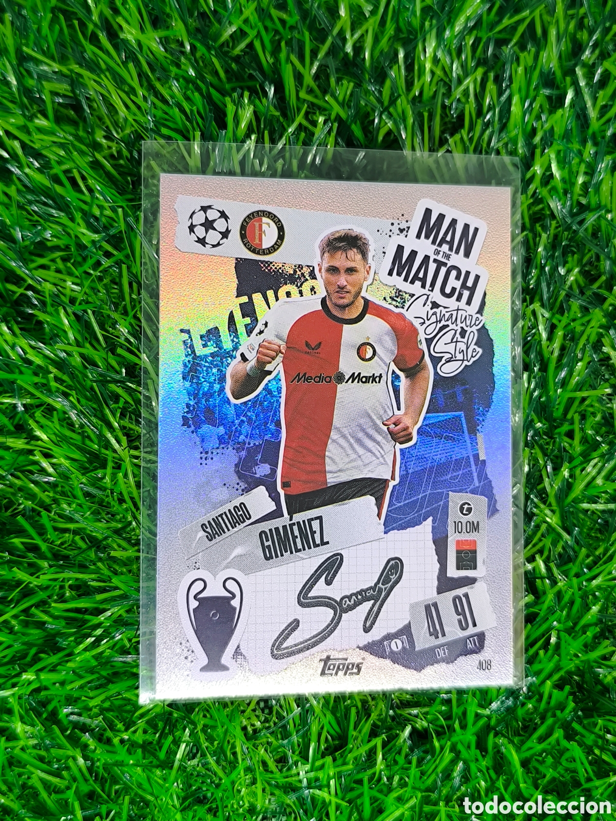 408 santiago giménez man of the match signature - Buy Collectible 