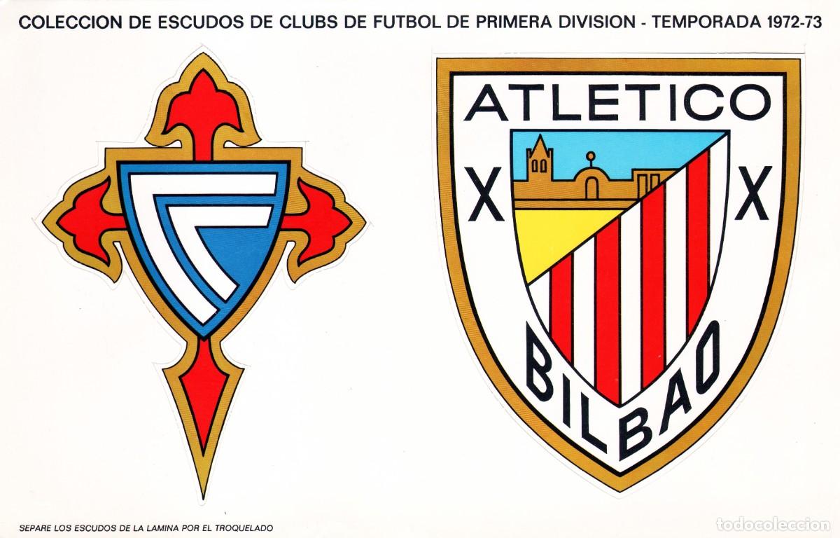 Cromos de f&uacute;tbol: 1972-73. Laboratorio Fides. Escudos de clubs de F&uacute;tbol de Primera Divisi&oacute;n