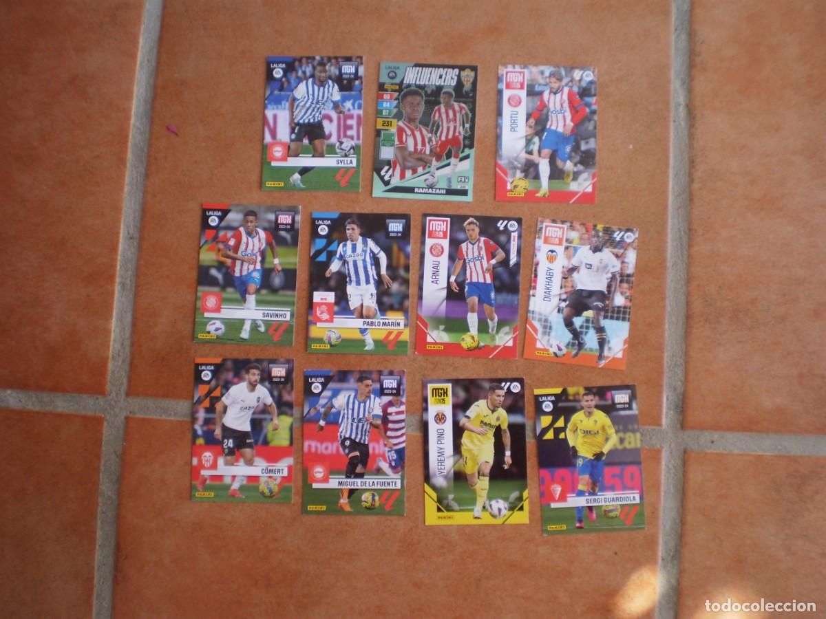 Cartes &agrave; collectionner de Football: 11 CARTAS FUTBOL. MEGACRACKS CASI TODAS. 1 INFLUENCERS. A&Ntilde;O 23-24-25. BUENA CONSERVACION