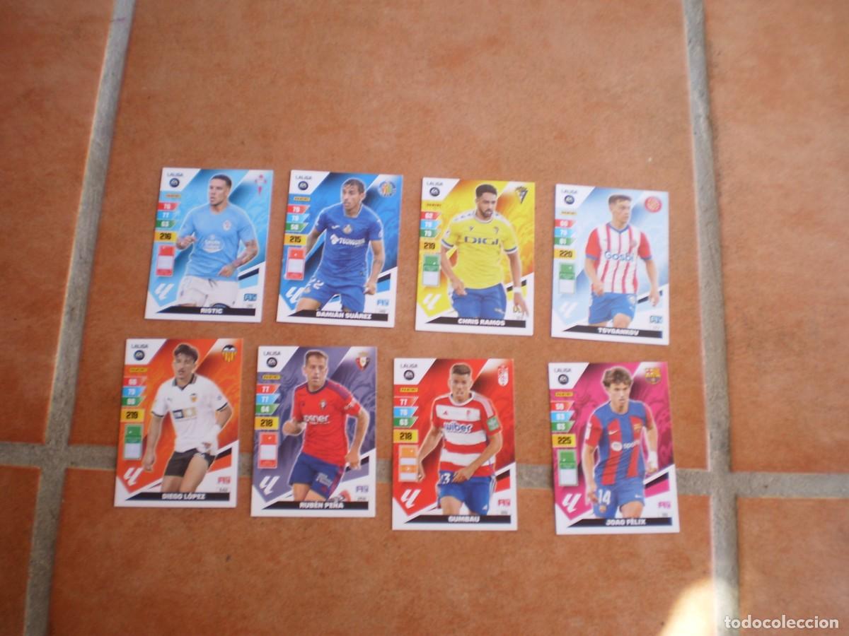 Cartes &agrave; collectionner de Football: 8 CARTAS FUTBOL. ADRENALYN. A&Ntilde;O 23-24. BUENA CONSERVACION. PEDIDO MINIMO 10 EUROS.